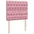 Produktbild 9 för Ramsäng med madrass rosa 120x200 cm sammet