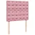 Produktbild 9 för Ramsäng med madrass rosa 120x200 cm sammet