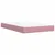 Produktbild 11 för Ramsäng med madrass rosa 120x200 cm sammet