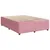 Produktbild 10 för Ramsäng med madrass rosa 140x190 cm sammet
