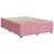 Produktbild 10 för Ramsäng med madrass rosa 140x200 cm sammet