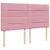Produktbild 9 för Ramsäng med madrass rosa 180x200 cm sammet