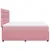 Produktbild 7 för Ramsäng med madrass rosa 180x200 cm sammet