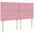 Produktbild 9 för Ramsäng med madrass rosa 200x200 cm sammet