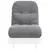 Produktbild 5 för Futonbäddsoffa med madrass vit 60x206x11 cm massiv furu