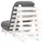 Produktbild 7 för Futonbäddsoffa med madrass vit 60x206x11 cm massiv furu