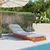 Produktbild 3 för Futonbäddsoffa med madrass vaxad brun 60x206x11 cm massiv furu