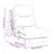 Produktbild 11 för Futonbäddsoffa med madrass vaxad brun 60x206x11 cm massiv furu