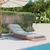 Produktbild 3 för Futonbäddsoffa med madrass 60x206x11 cm massivt douglasträ