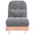 Produktbild 5 för Futonbäddsoffa med madrass 60x206x11 cm massivt douglasträ