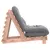 Produktbild 6 för Futonbäddsoffa med madrass 60x206x11 cm massivt douglasträ