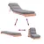 Produktbild 8 för Futonbäddsoffa med madrass 60x206x11 cm massivt douglasträ