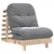 Produktbild 4 för Futonbäddsoffa med madrass 70x206x11 cm massiv furu