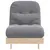 Produktbild 5 för Futonbäddsoffa med madrass 70x206x11 cm massiv furu