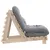 Produktbild 6 för Futonbäddsoffa med madrass 70x206x11 cm massiv furu