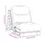 Produktbild 11 för Futonbäddsoffa med madrass 70x206x11 cm massiv furu