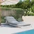 Produktbild 3 för Futonbäddsoffa med madrass vit 70x206x11 cm massiv furu