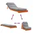 Produktbild 8 för Futonbäddsoffa med madrass vaxad brun 70x206x11 cm massiv furu