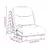 Produktbild 11 för Futonbäddsoffa med madrass vaxad brun 70x206x11 cm massiv furu