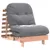 Produktbild 4 för Futonbäddsoffa med madrass 70x206x11 cm massivt douglasträ
