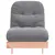 Produktbild 5 för Futonbäddsoffa med madrass 70x206x11 cm massivt douglasträ