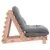 Produktbild 6 för Futonbäddsoffa med madrass 70x206x11 cm massivt douglasträ