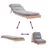 Produktbild 8 för Futonbäddsoffa med madrass 70x206x11 cm massivt douglasträ