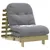 Produktbild 4 för Futonbäddsoffa med madrass 70x206x11 cm impregnerad furu
