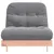 Produktbild 5 för Futonbäddsoffa med madrass 80x206x11 cm massivt douglasträ