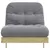 Produktbild 5 för Futonbäddsoffa med madrass 80x206x11 cm impregnerad furu