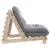 Produktbild 6 för Futonbäddsoffa med madrass 90x206x11 cm massiv furu
