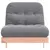 Produktbild 5 för Futonbäddsoffa med madrass 90x206x11 cm massivt douglasträ