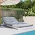 Produktbild 3 för Futonbäddsoffa med madrass vit 100x206x11 cm massiv furu