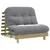 Produktbild 4 för Futonbäddsoffa med madrass 100x206x11 cm impregnerad furu