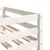 Produktbild 9 för Sängram för barnsäng vit 80x200 cm massiv furu