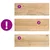 Produktbild 7 för Fönsterbänkar 2 st obehandlad 70x25x2 cm massiv ek