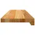 Produktbild 5 för Fönsterbänkar 2 st ljusbrun 80x20x2 cm massiv ek