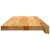 Produktbild 5 för Fönsterbänkar 2 st ljusbrun 70x25x2 cm massiv ek