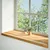 Produktbild 2 för Fönsterbänkar 2 st ljusbrun 100x40x2 cm massiv ek