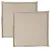 Produktbild 2 för Sittdynor för trädgården 2 st taupe 45x45x2 cm fyrkantig