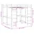 Produktbild 10 för Våningssäng med skrivbord & stege 180x200 cm massiv furu