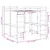 Produktbild 10 för Våningssäng med skrivbord & stege vit 160x200 cm massiv furu