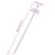Produktbild 5 för Tältpinnar 24 st 29,5 cm Ø6 mm galvaniserat stål