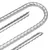Produktbild 4 för Tältpinnar 6 st U-formade 37 cm Ø10 mm galvaniserat stål