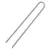 Produktbild 3 för Tältpinnar 6 st U-formade 41,5 cm Ø12 mm galvaniserat stål
