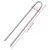 Produktbild 5 för Tältpinnar 6 st U-formade 41,5 cm Ø12 mm galvaniserat stål