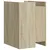 Produktbild 6 för Sängbord sonoma-ek 45x50x65 cm konstruerat trä