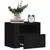 Produktbild 3 för Väggmonterade sängbord svart 45x30x35 cm