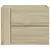 Produktbild 4 för Väggmonterat sängbord sonoma-ek 45x30x35 cm