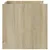 Produktbild 5 för Soffbord sonoma-ek 80x50x50 cm konstruerat trä